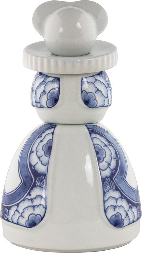 Royal Delft Proud Mary Classic Flowers - Kobaltblauw - Decoratief beeld of figuur