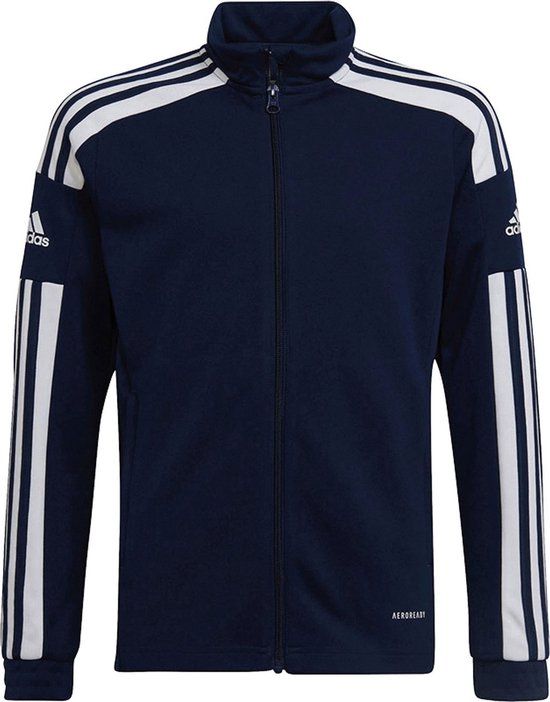 Adidas Squadra 21 Sportvest Unisex - Maat 164 - Donker blauw/Wit