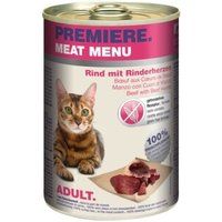 PREMIERE Vleesmenu Volwassen Runderhart 6x400 g