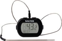Salter Leave-in Voedselthermometer - Digitale Vleesthermometer - Zwart