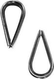 DX® Bol kabelkousen 3 mm INOX Roestvrij staal Zilver