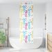 Maison Exclusive - Rideau de douche avec caisse intégrée, dimensions 80x240 cm, largeur du tissu : 76 cm