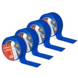 Fixency 4x Afplakband (48 mm x 50 m) Blauw
