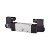 Riegler 5/3-wegventiel, elektropneumatisch, »4 V«, midden geventileerd, M5, 24 V DC