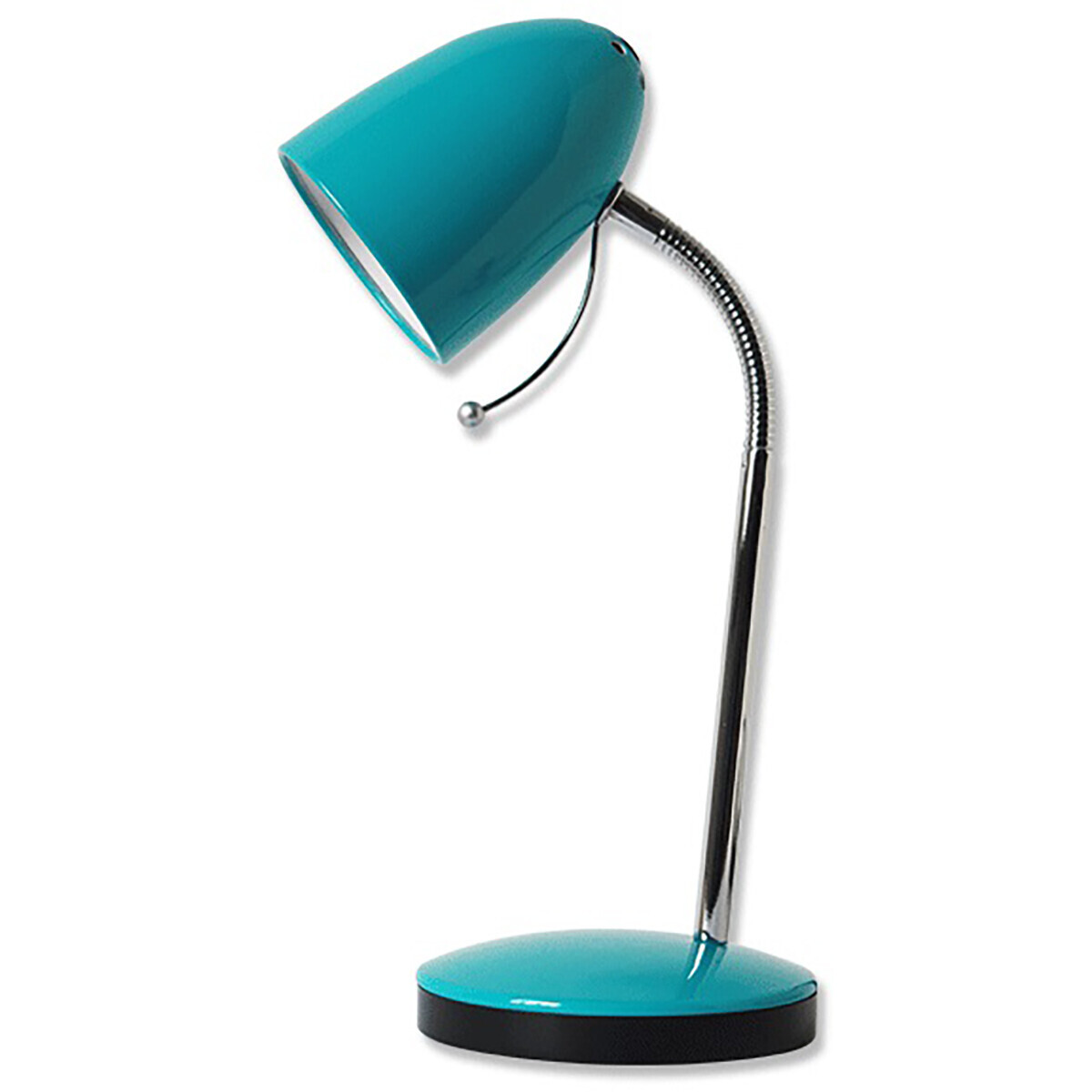 BES LED LED Bureaulamp - Aigi Wony - E27 Fitting - Flexibele Arm - Rond - Glans Blauw