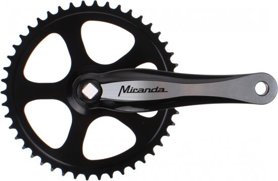 Miranda Crankstel Beta1r Plusf 48t 170 Mm Zwart/zilver