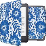 imoshion Ploonk B.V. Ereader Hoes - Geschikt voor Amazon Kindle (2022) 11th gen/Amazon Kindle (2024) - Flower Tile