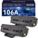 HP Toner 106A W1106A pour HP Laser 107w, toner noir, pack de 2