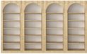 Vente-unique Ensemble de 4 bibliothèques à 6 compartiments - Naturel clair - CYMORA
