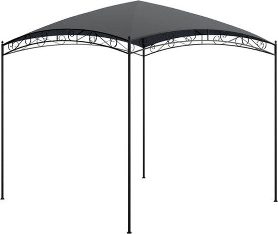 vidaXL Prieel 3x3x2,65 m Antraciet