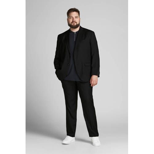 JACK & JONES PLUS SIZE slim fit suit JPRFRANCO black