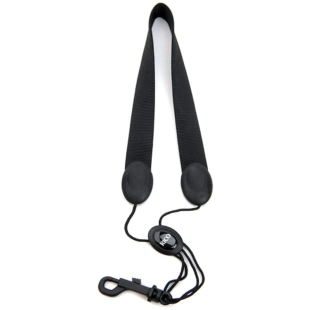 Rico SJA13 Rico Saxophone Strap Black Snap Hook