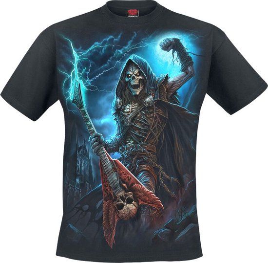 Spiral Dead Metal Heren T-shirt - Zwart - L