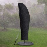 Housse de parasol - 2 à 4 m - Résistant aux intempéries - Gris