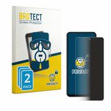 BROTECT - privacy screenprotector voor Blackview Color 6 - Folie Beschermfolie Blauwlichtfilter 2 Stuks