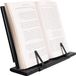Merkloos Metalen Boekenstandaard - Zwart