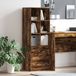 vidaXL Highboard met lade Rook Eiken 45,5 x 34 x 127 cm