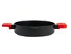 H&H Alessandro Borghese Hot Spot Pan van aluminium, antiaanbaklaag, 24 cm