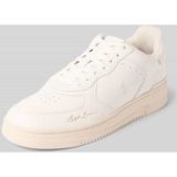 Polo Ralph Lauren Masters Low Baskets en Cuir Blanc 43