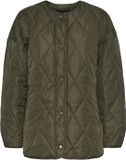 Pieces Pcstella Quilted Jacket Noos Bc Dames Jas XL Groen
