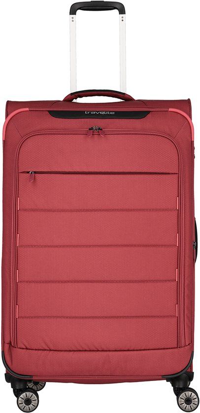 Travelite Skaii 4 Wheel Trolley L Expandable red