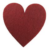 Petra's knutsel-News A-HEF2607-28 20 x hart symmetrisch, 70 mm, vilt/rood