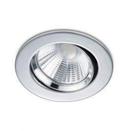 TRIO LEUCHTEN Pamir Inbouwspot - Metaal - Chroom - 5.5W - 3000K - 345lm