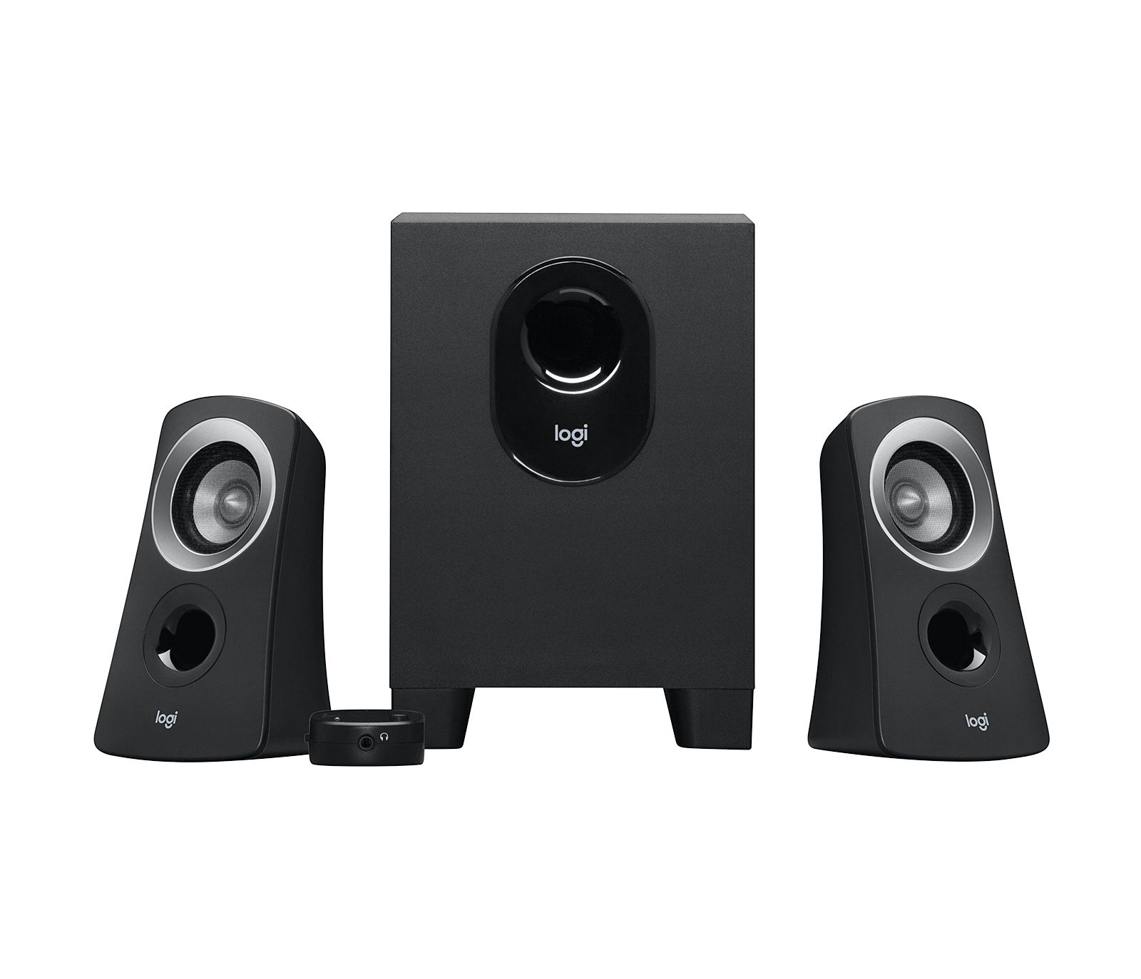 Logitech Z313 2.1 PC Luidspreker set 25W Zwart