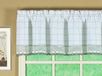 Today's Curtain Adirondack 2-Tone Haak Valance 12", Wit/Grijs, 60W x 12L