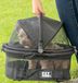 Pet Gear 360 Ultra Lite Transporttas voor huisdieren en autostoel voor kleine honden en katten, met ingangsknop, 38,1 cm, donkergrijs