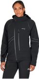 Knox Impass Dames Motorfietsregenjas Zwart Maat S