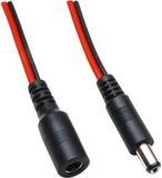 BKL DC plug (m) - DC plug (v) verlengkabel - 5,5mm x 2,5mm - 3 meter
