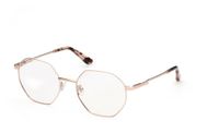 Guess GU2849 028 Rose Gold Metal Rechthoekig Volledig omrand Vrouwen Bril