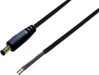 BKL Electronic 075909-750 DC-connector DC-holle stekker - adereindhulzen 5,5 mm 2,5 mm 0,75 m 1 stuk