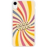 Apple iPhone XR Good vibes Verstevigd hoesje met sublimatie bedrukking