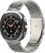 Strap-it Titanium 'Iron' schakel band - geschikt voor Samsung Galaxy Watch Ultra 2 (2026) / Ultra (2024/2025) - titanium kleur