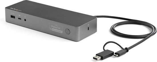 StarTech.com DK30C2DPEP notebook dock & poortreplicator Bedraad USB 3.2 Gen 1 (3.1 Gen 1) Type-C Zwart, Grijs