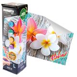 DIAMANTINY Artist - Small 21 x 30 cm - Activity Crystal Art, Diamond Painting Kit, Aloha Bloemen