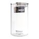 Wilmax WL-888515/A borosilicaatglas voorraaddoos met roestvrijstalen deksel, inhoud 1100 ml