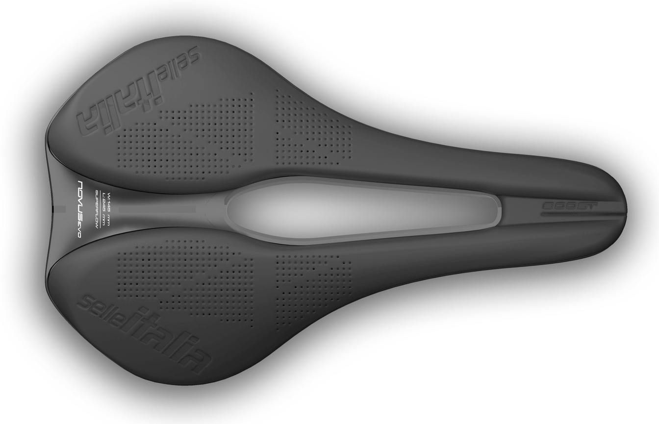 Selle Italia Novus Evo Boost Superflow Racefiets Zadel - Zwart