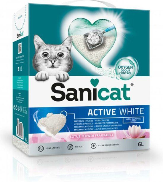 Sanicat Active Wit Lotusbloem 6 liter