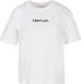 Miss Tee I Don't Care Dames T-shirt 4XL Wit