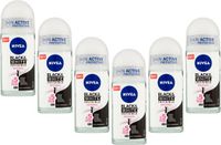Nivea Deodorant roller Black & White Original - Voordeelverpakking 6 x 50 ml.