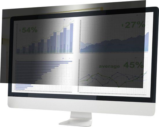 eSTUFF Privacy Filter 27" Zwart