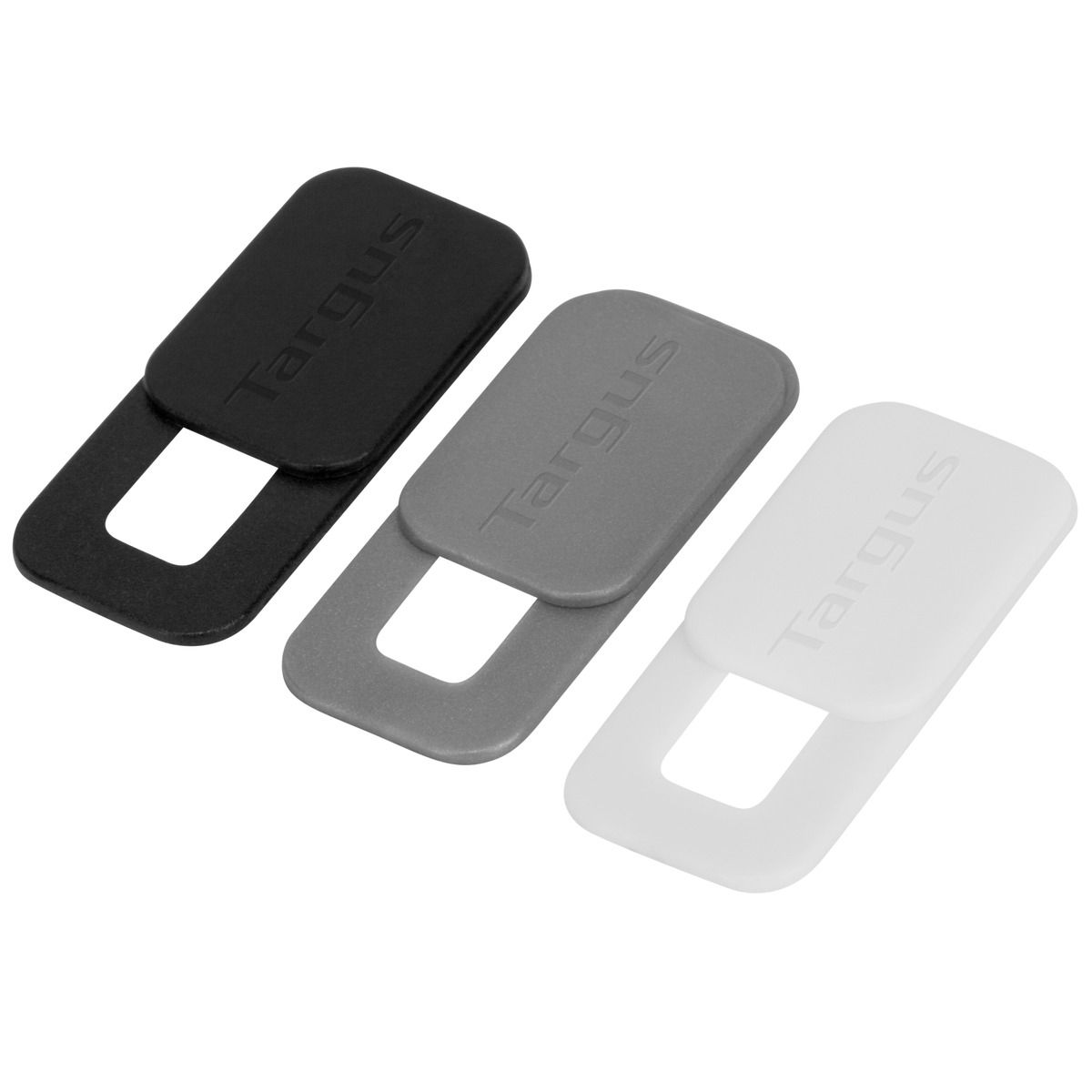 Targus Spy Guard Webcam Cover - 3 Pack - Black/Silver/White