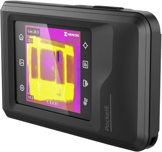 HikMicro PocketE Warmtebeeldcamera - 96x96 pixels - -20 tot 350 °C - 25Hz - Wifi