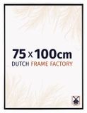 Dutch Frame Factory Fotolijst 75x100 cm Zwart Hoogglans Kunststof