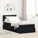 Maison Exclusive - lit LED avec rangement et matelas, noir, 90 x 200 cm, velours