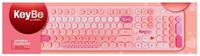 KeyBe Astra Clavier sans fil, portable Rose bonbon