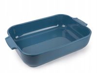 Peugeot Keramische Ovenschaal Rechthoekig 36x22x6.8cm 3.8L Blauw
